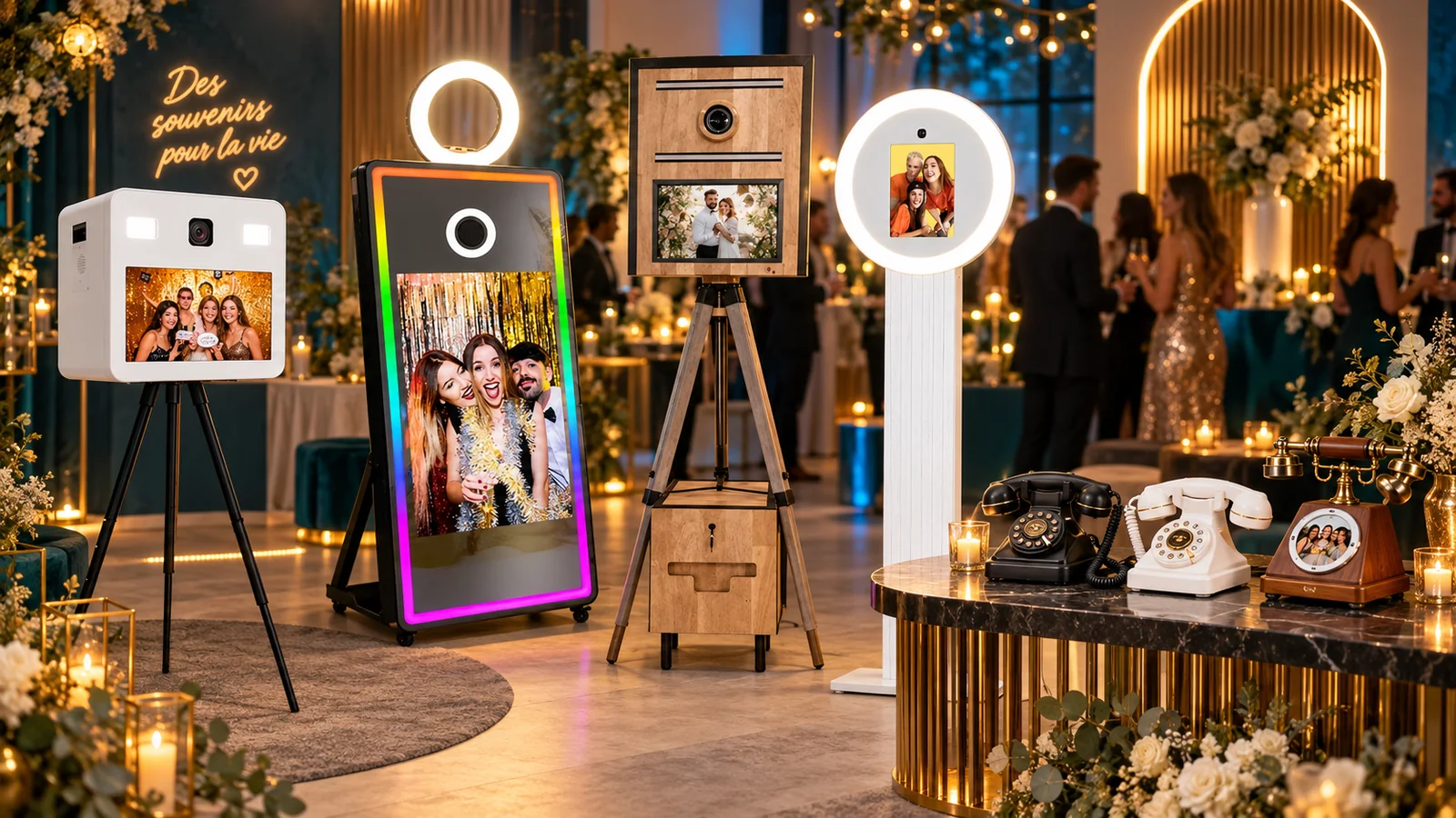 Toutes les bornes My Selfie Box réunies dans un même visuel